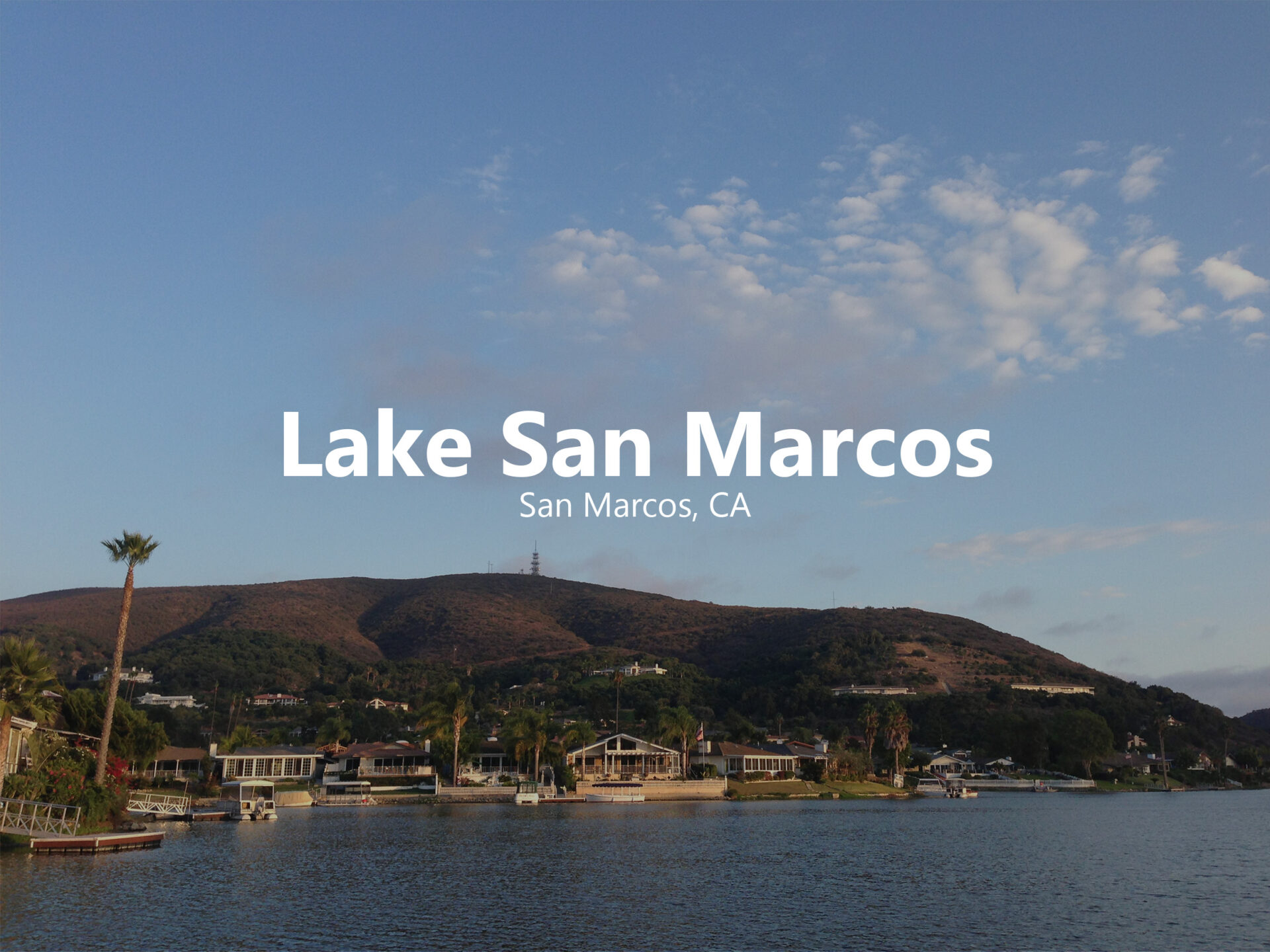 Lake San Marcos Hover